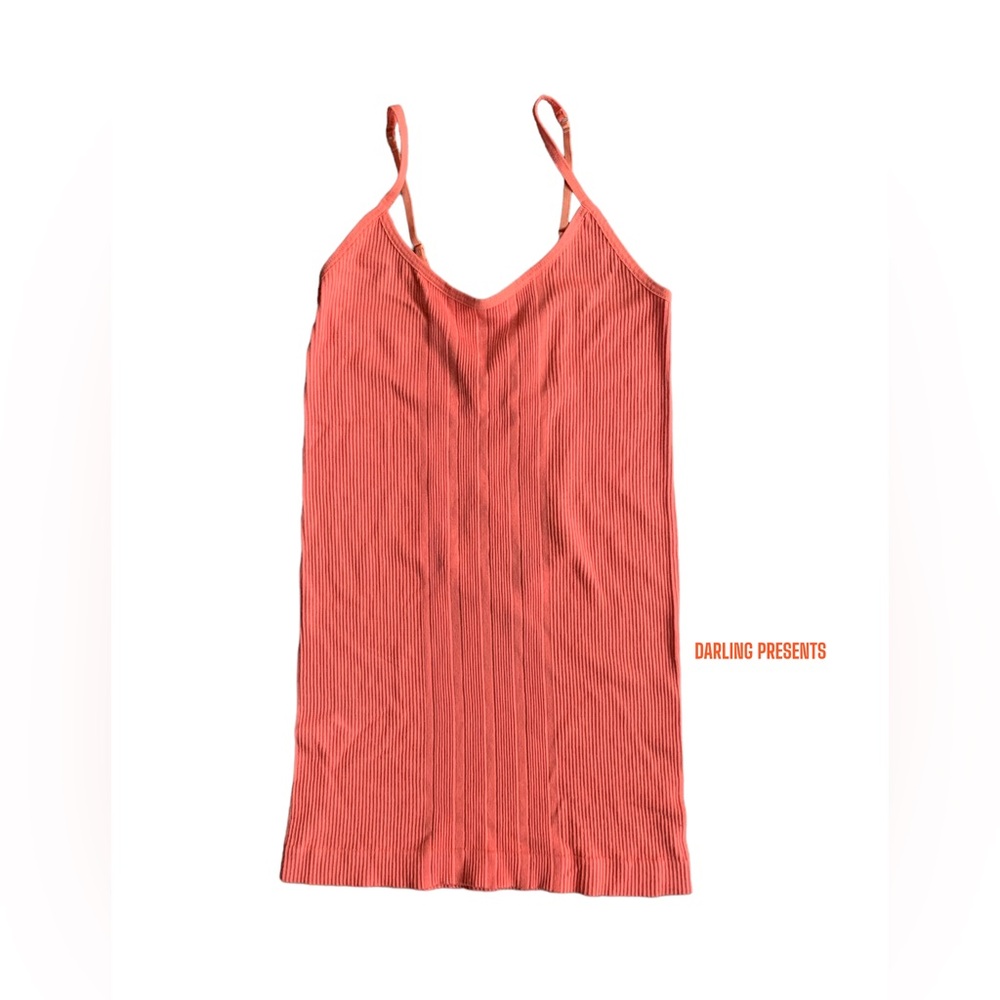 Free People Initmately Strapy Back Tank Top Women Color Orange Size XS/S